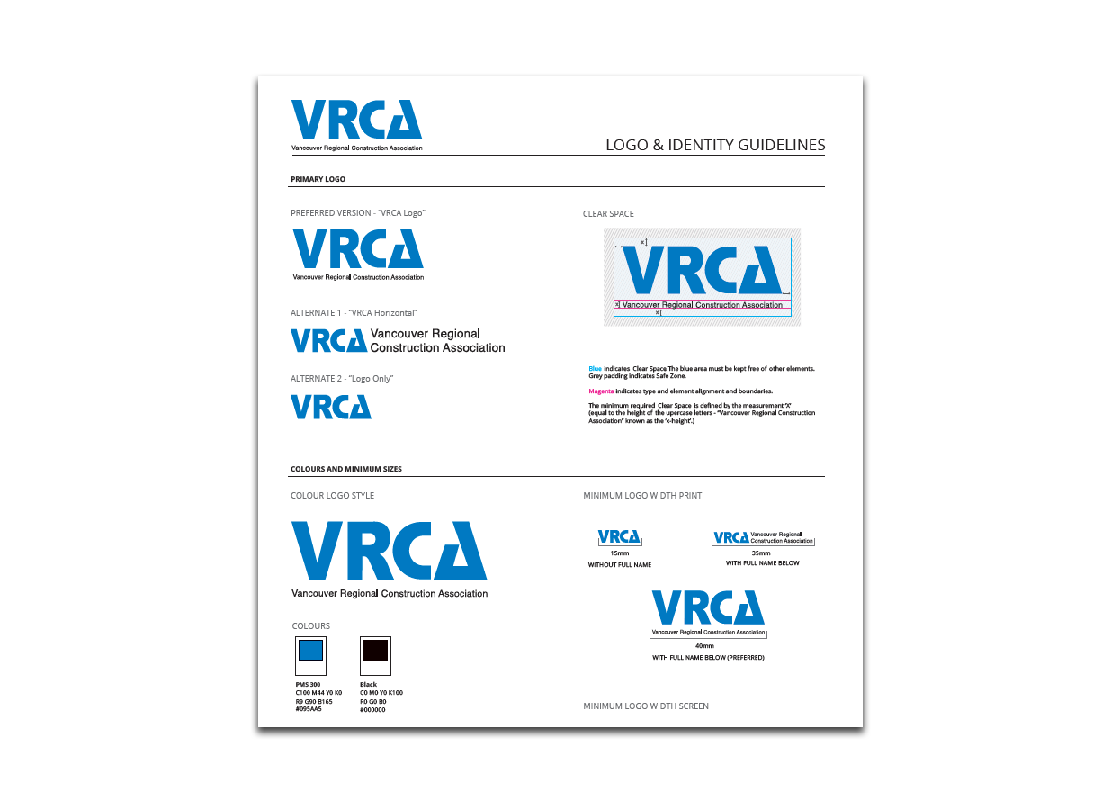 VRCA Branding